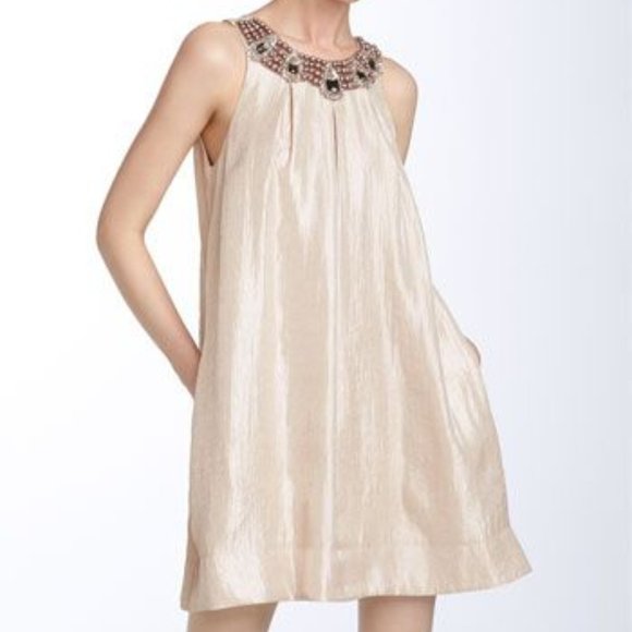 Alexia Admor Jewel Black Satin Trapeze Dress - Picture 10 of 10